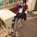 花铃《大凤jk放学后风纪委员》主题写真：71张全套美图