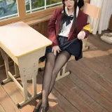 花铃《大凤jk放学后风纪委员》主题写真：71张全套美图