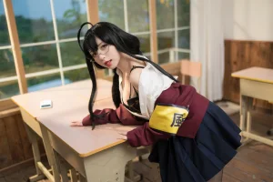 花铃《大凤jk放学后风纪委员》主题写真：71张全套美图