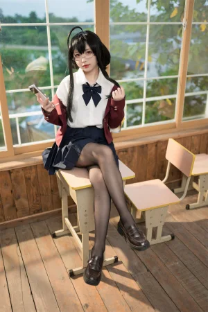 花铃《大凤jk放学后风纪委员》主题写真：71张全套美图