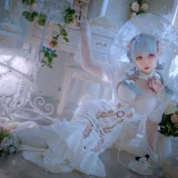 小野寺地瓜《纯白魔女》主题写真：15张全套美图
