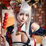 凛子酱《旗袍兔兔》主题写真：21张全套美图