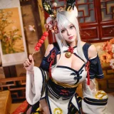 凛子酱《旗袍兔兔》主题写真：21张全套美图