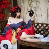 焖焖碳《葛饰阿荣》主题写真：22张全套美图