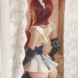 一北亦北《斯卡哈同人女仆》主题写真：24张全套美图，含2个视频