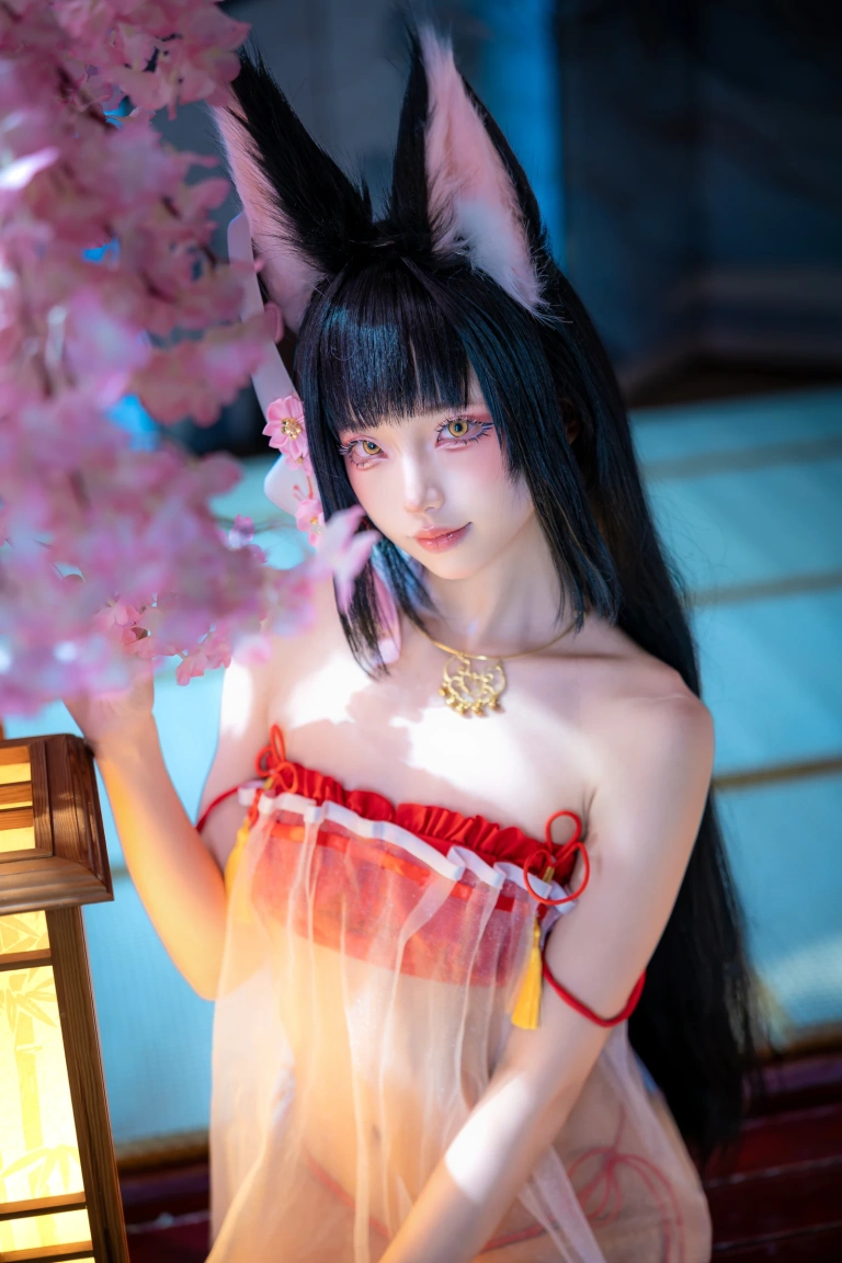 狐玖玖《碧蓝航线长门睡衣》主题写真：29张全套美图
