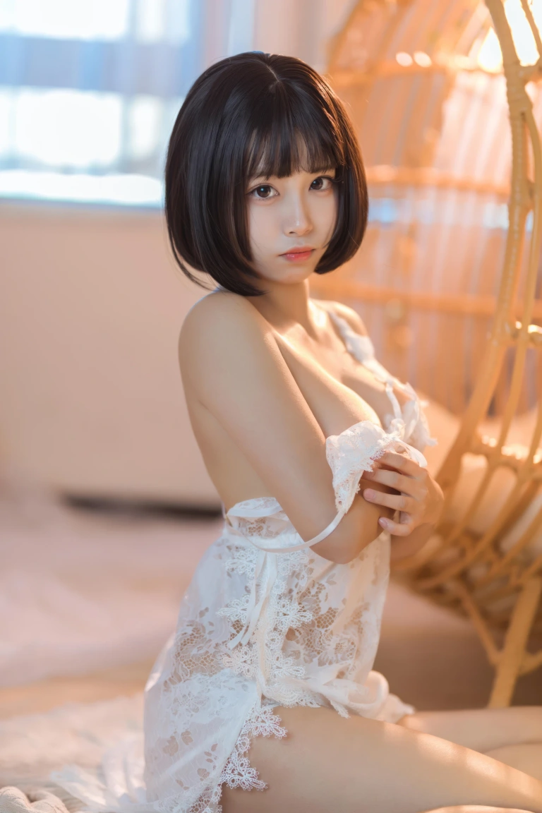 三無人型《日落》主题写真：32张全套美图