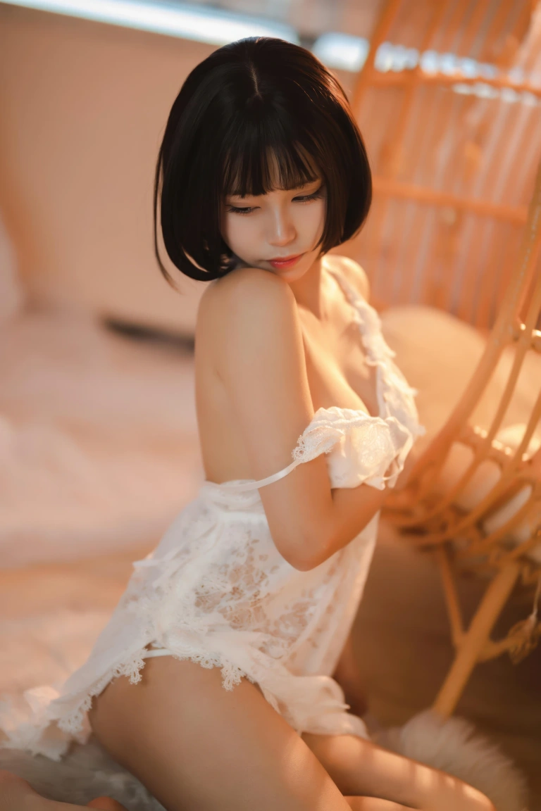 三無人型《日落》主题写真：32张全套美图
