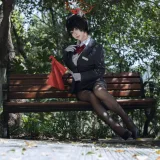 矢量鱼《蔚蓝档案 春日椿导游》主题写真：32张全套美图