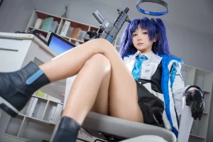 喜欢爱理吗《蔚蓝档案 早濑优香》主题写真：49张全套美图