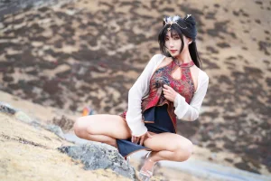 三水子《玉玲珑旗袍》主题写真：54张全套美图