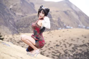 三水子《玉玲珑旗袍》主题写真：54张全套美图