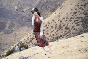三水子《玉玲珑旗袍》主题写真：54张全套美图