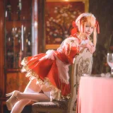 星黛鹿鹿《FGO 尼禄女仆》主题写真：34张全套美图