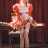 星黛鹿鹿《FGO 尼禄女仆》主题写真：34张全套美图
