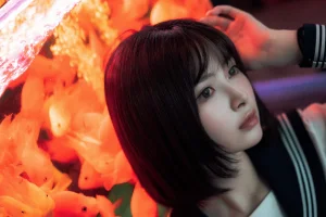 河豚抚子《金鱼jk》主题写真：25张全套美图