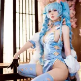 阿包也是兔娘《少女前线 PA15翠雀媚》主题写真：31张全套美图