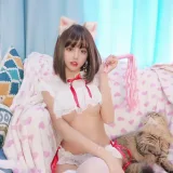 过期米线线喵《粉耳SM》主题写真：14张全套美图