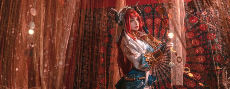 九九八《原神 妮露》主题写真：15张全套美图