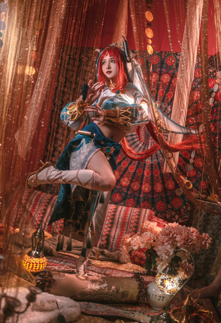 九九八《原神 妮露》主题写真：15张全套美图