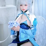 樱岛嗷一《贝尔法斯特旗袍》主题写真：15张全套美图