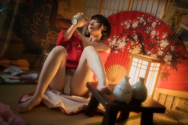 是三不是世《和服》主题写真：20张全套美图