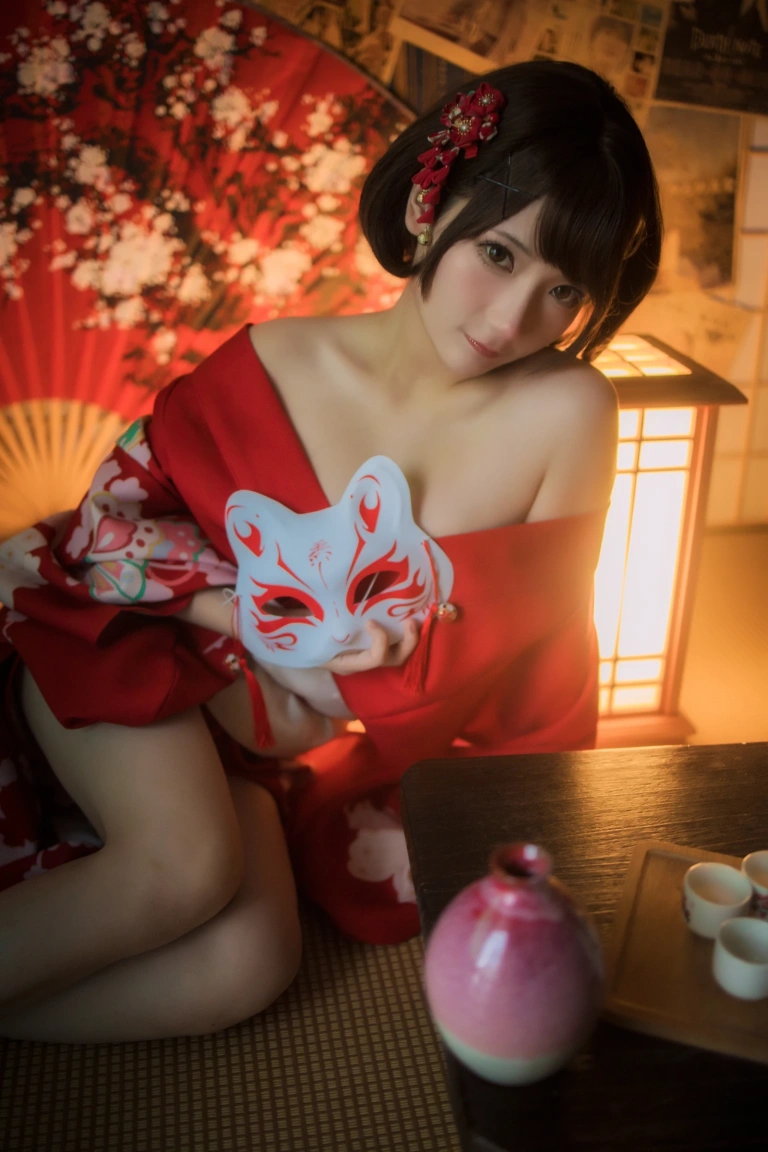 是三不是世《和服》主题写真：20张全套美图