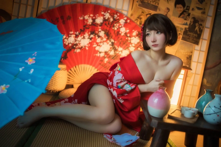 是三不是世《和服》主题写真：20张全套美图