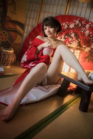是三不是世《和服》主题写真：20张全套美图