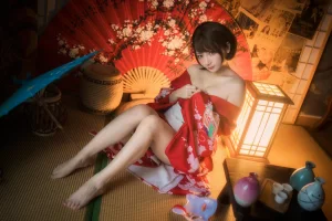 是三不是世《和服》主题写真：20张全套美图