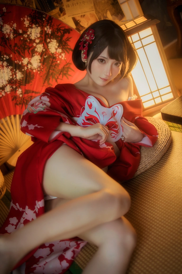 是三不是世《和服》主题写真：20张全套美图