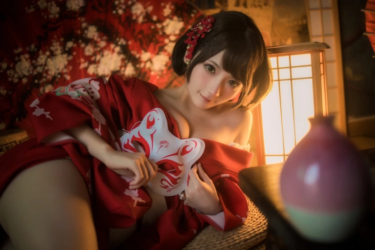 是三不是世《和服》主题写真：20张全套美图