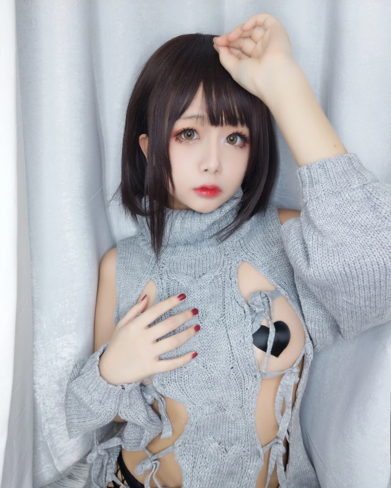 日奈娇(椎名莜)《毛衣》主题写真：35张全套美图