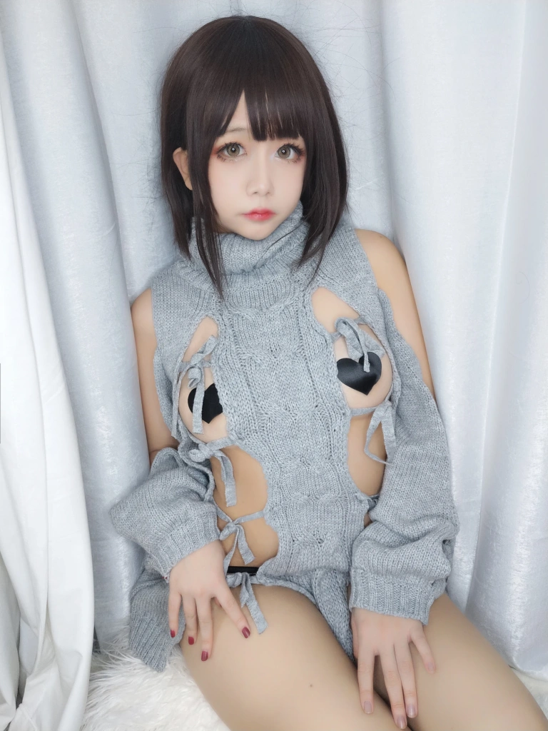 日奈娇(椎名莜)《毛衣》主题写真：35张全套美图