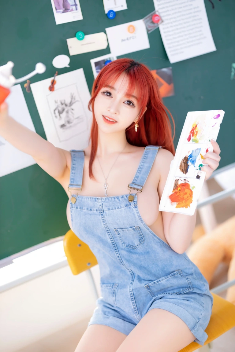 叉子宝宝《背带裤》主题写真：36张全套美图