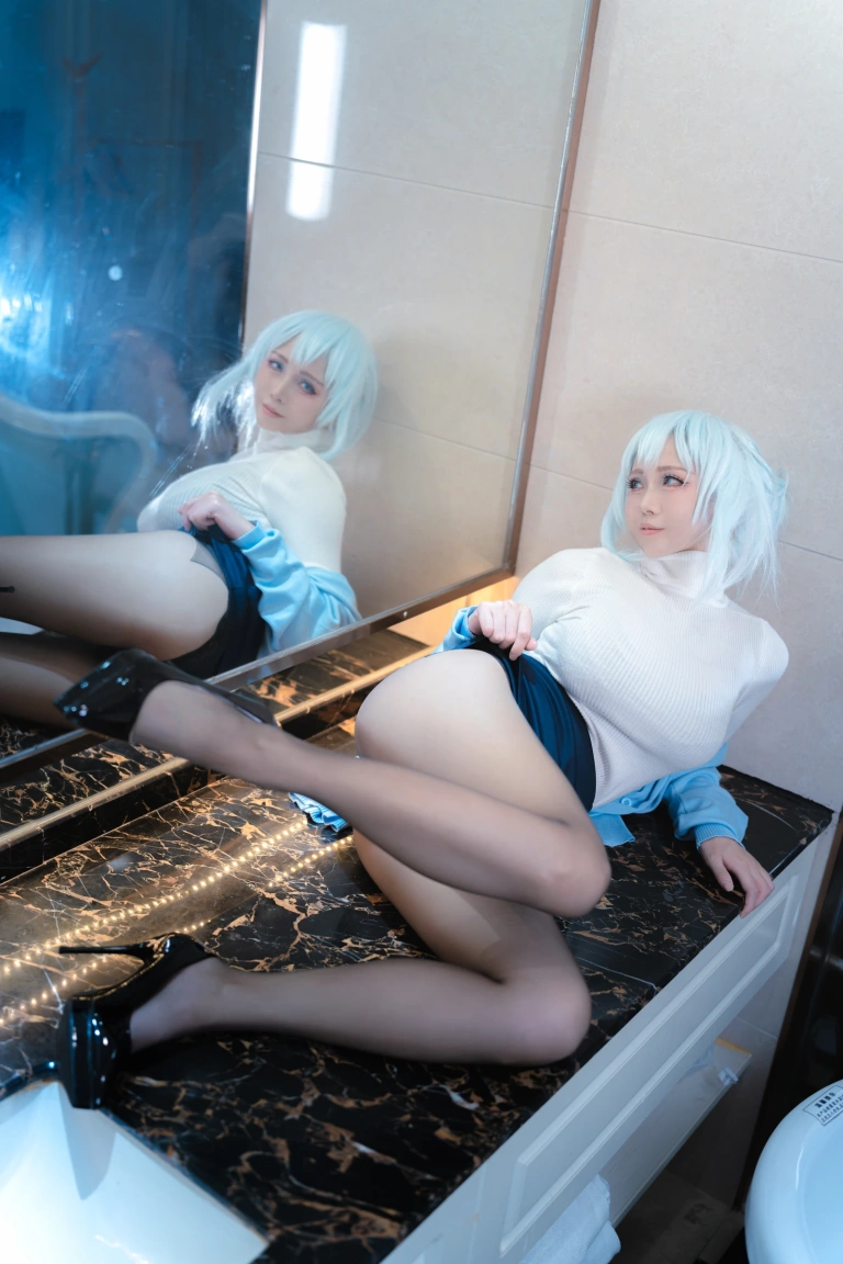 上杉绘黎落《雪女》主题写真：48张全套美图