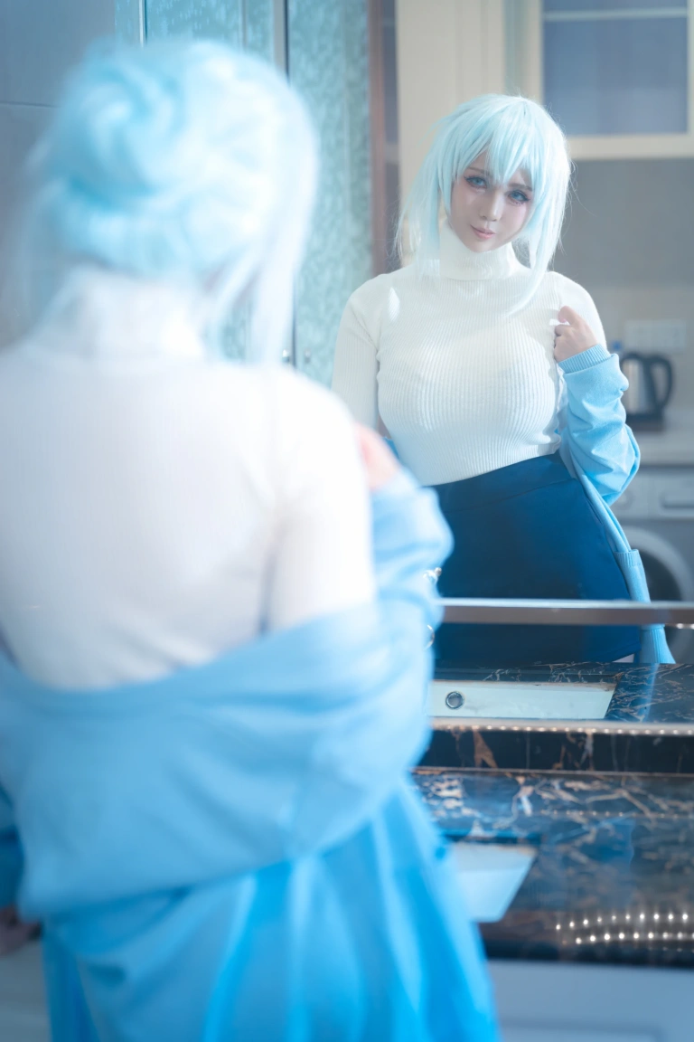 上杉绘黎落《雪女》主题写真：48张全套美图