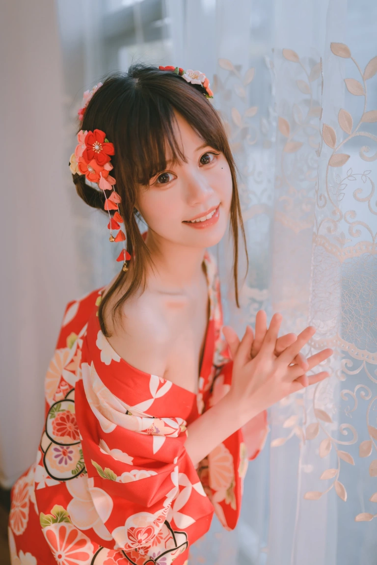 星黛鹿鹿《室内浴衣私房》主题写真：49张全套美图