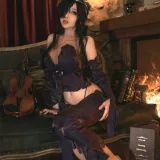 杏仁曲奇《黑兽 精灵女王》主题写真：60张全套美图