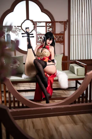 白烨《大凤旗袍》主题写真：63张全套美图