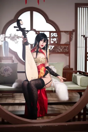 白烨《大凤旗袍》主题写真：63张全套美图