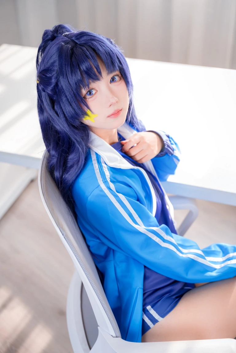 喜欢爱理吗《蔚蓝档案 早濑优香体操服》主题写真：75张全套美图