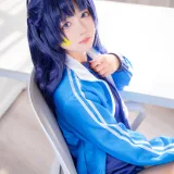喜欢爱理吗《蔚蓝档案 早濑优香体操服》主题写真：75张全套美图