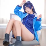 喜欢爱理吗《蔚蓝档案 早濑优香体操服》主题写真：75张全套美图