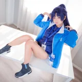 喜欢爱理吗《蔚蓝档案 早濑优香体操服》主题写真：75张全套美图