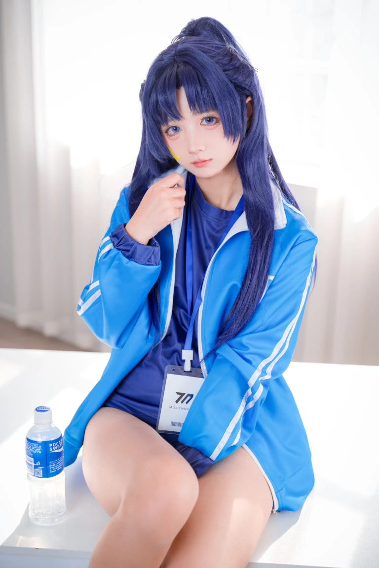 喜欢爱理吗《蔚蓝档案 早濑优香体操服》主题写真：75张全套美图