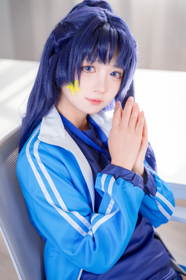 喜欢爱理吗《蔚蓝档案 早濑优香体操服》主题写真：75张全套美图