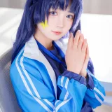 喜欢爱理吗《蔚蓝档案 早濑优香体操服》主题写真：75张全套美图