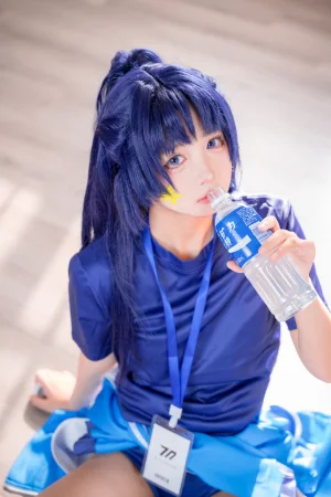 喜欢爱理吗《蔚蓝档案 早濑优香体操服》主题写真：75张全套美图