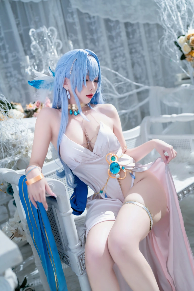 宮本桜《NIKKE 胜利女神 海伦娜礼服》主题写真：19张全套美图